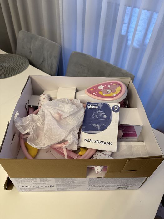 Karuzela do łóżeczka Chicco FIRST Dreams Różowa pozytywka