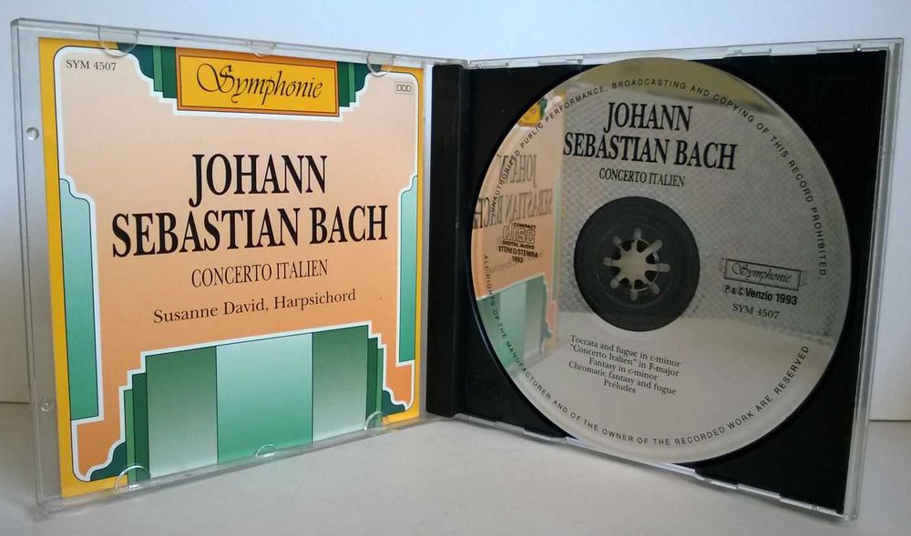 CD Bach Koncert Włoski Concerto Italien Fantazja Chromatic NOWA