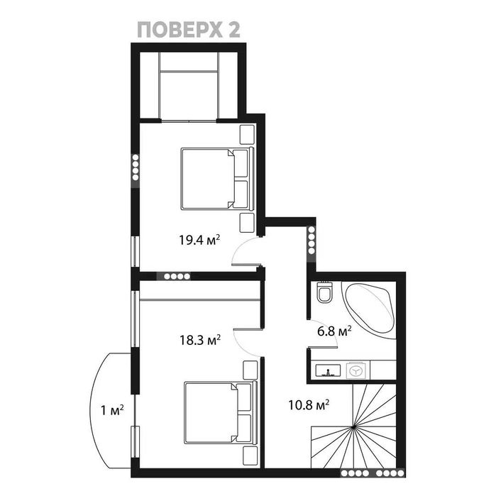 Багатокімнатна квартира за адресою Петефі Шандора пл. (площа 125,9 м²) - Atlanta.ua - фото 14