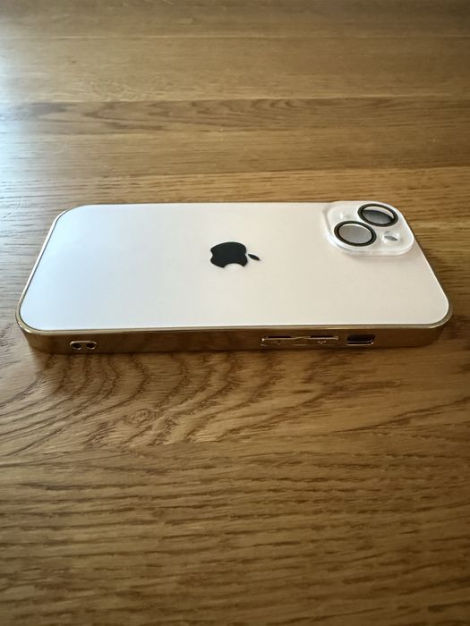 Etui iPhone 15 - kolor złoty / pudrowy róż / ecru - Nowe - Oryginalne