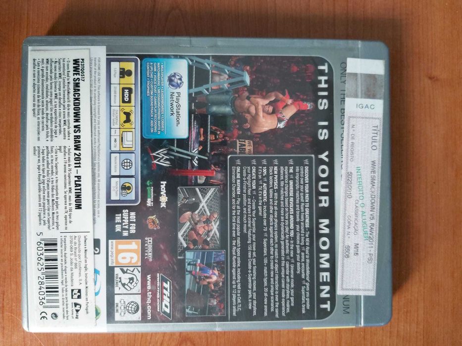 wrestling WWE 2011 ps3