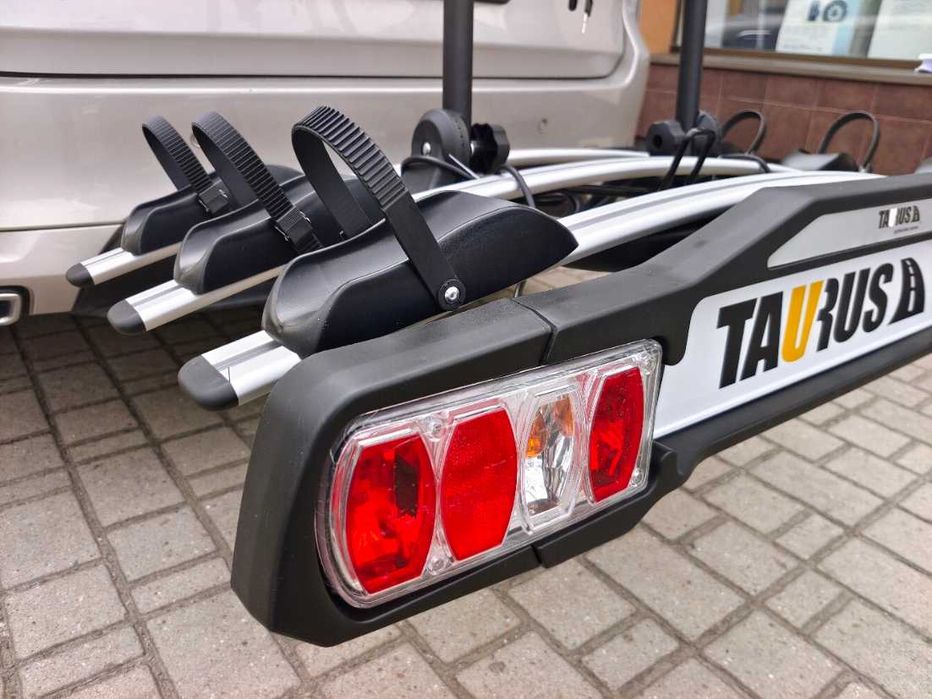 HIT Taurus Basic Plus 3 - bagażnik na hak na 3 rowery ODCHYLANY 13 pin