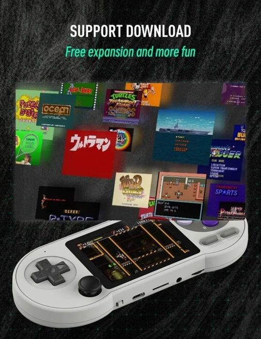 Consola retro SF2000 com 2 comandos e 6000 jogos