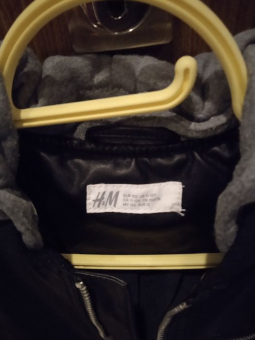 Kurtka ramoneska z kapturem H&M 152cm, 11-12lat