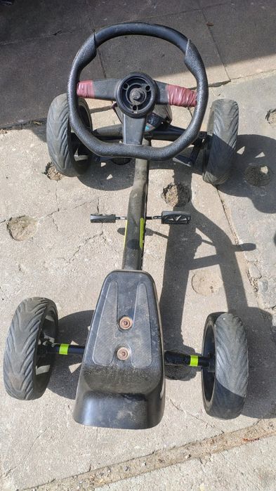 Gokart czarny do naprawy