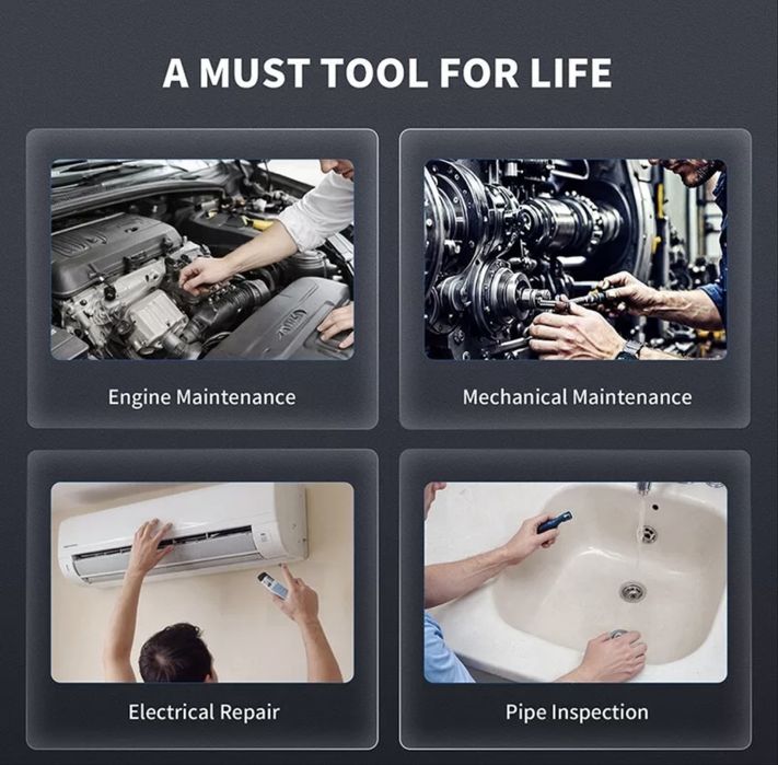 Відео фото ендоскоп, інспекційна камера бороскоп, Ralcam