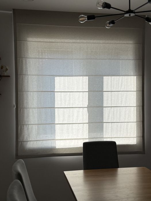 Rolety rzymskie różne rozmiary