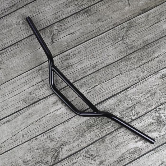 Guiador retro scrambler preto ou cromado 765 mm 22 mm