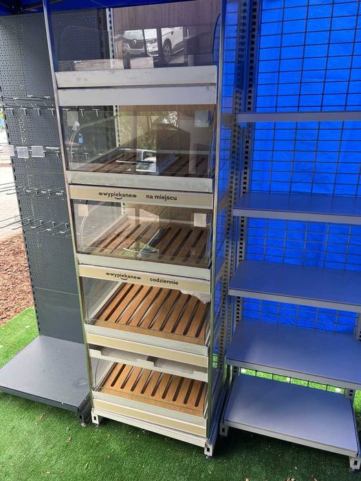 Regał piekarniczy regały piekarnicze meble sklepowe na pieczywo chleb