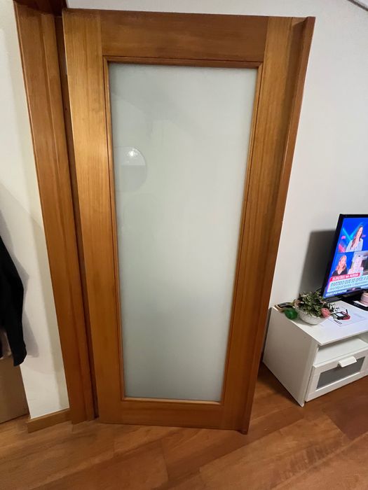 Portas com vidro fosco para interior