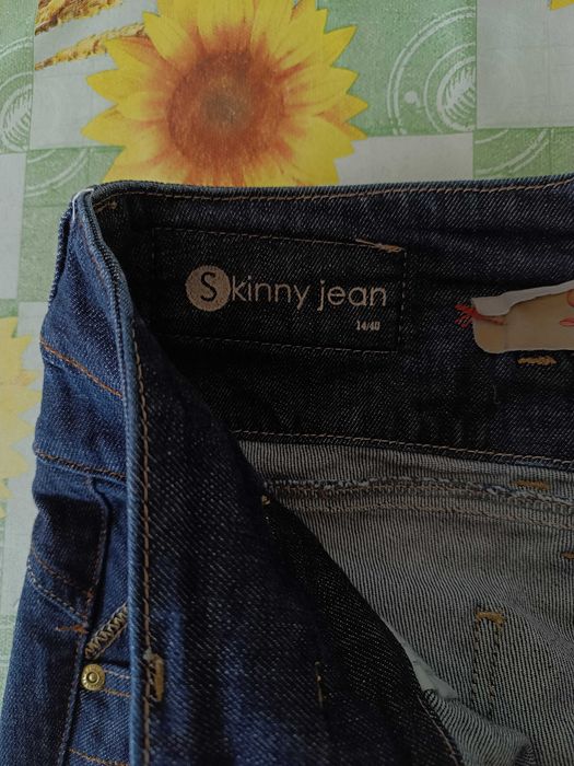 р 12-14  / 46-48-50 темно-сині джинси штани стрейчеві довгі