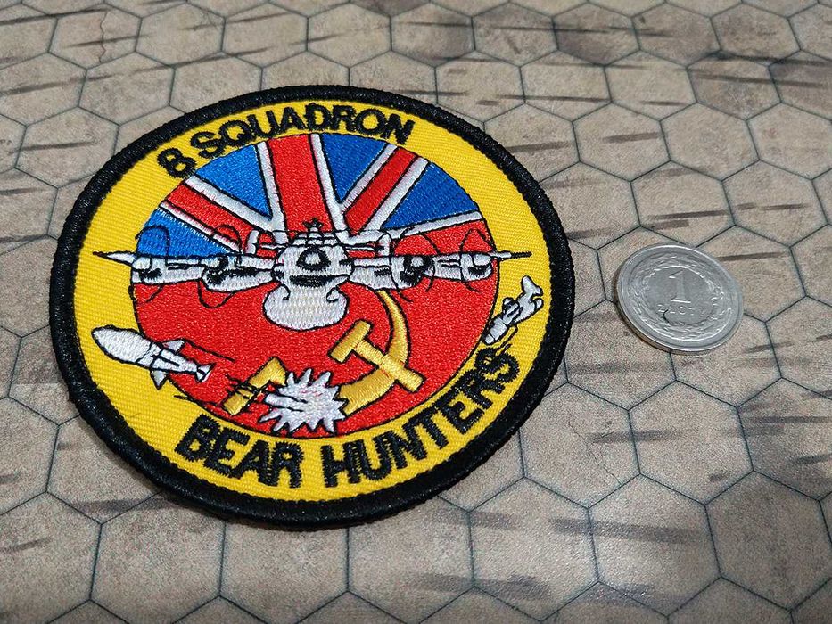 Naszywka 8 Squadron RAF Bear Hunters Wlk Brytania rzep