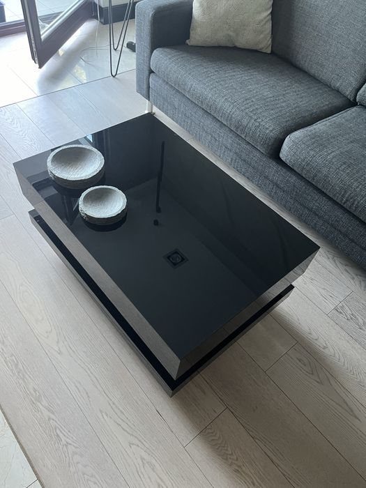 Stolik kawowy czarny lakier