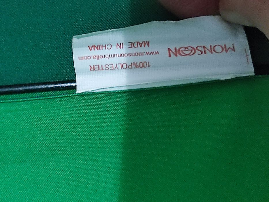 Parasol Monsoon 117cm duży kolorowy tęczowy