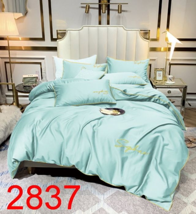 Pościel 200x220 Premium Luksusowa Satyna Haft