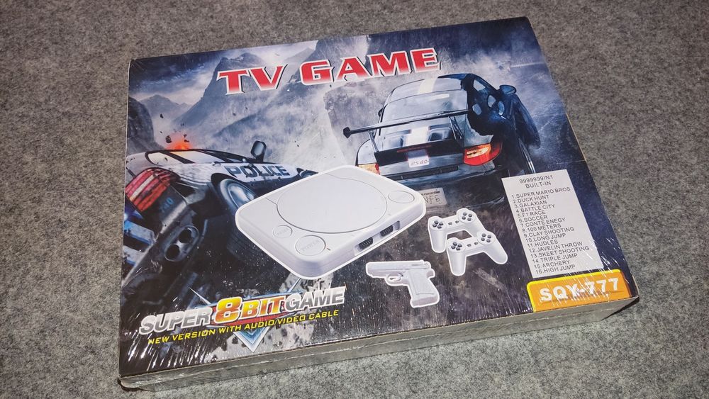 Konsola gra telewizyjna retro jak Pegazus