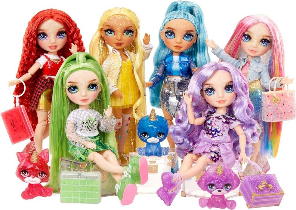 Rainbow High Jade, Sunny, Skyler, Violet, Ruby, Amaya Slime Kit & Pet