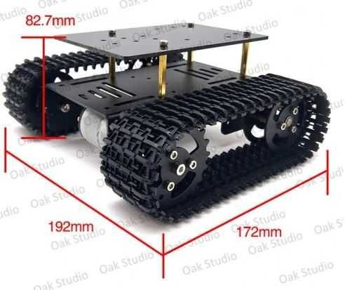 Robot arduino podwozie metalowy