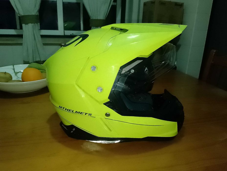 Capacete dual sport enduro motocross trail