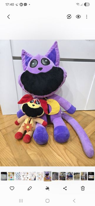 2 x  MASKOTKA zestaw Poppy Playtime SMILING CRITTERS Catnap Dogday