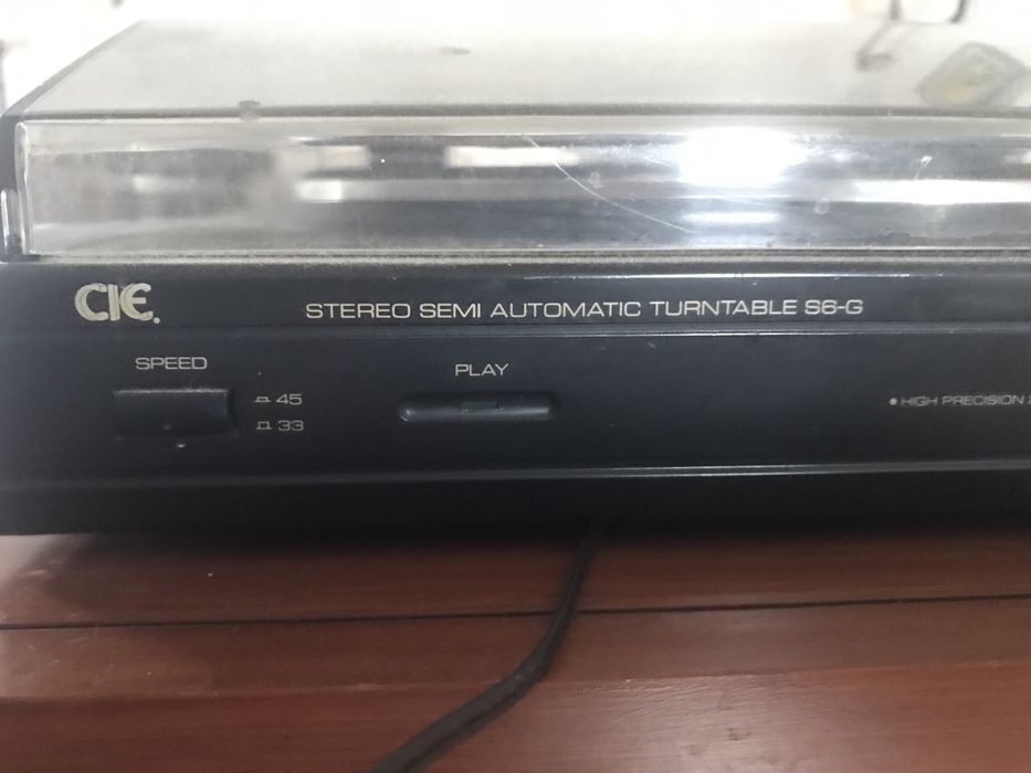 Gira discos CIE - stereo semi automatic turntable S6-G