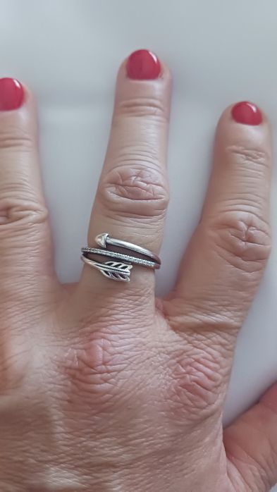 Anel pandora prata original