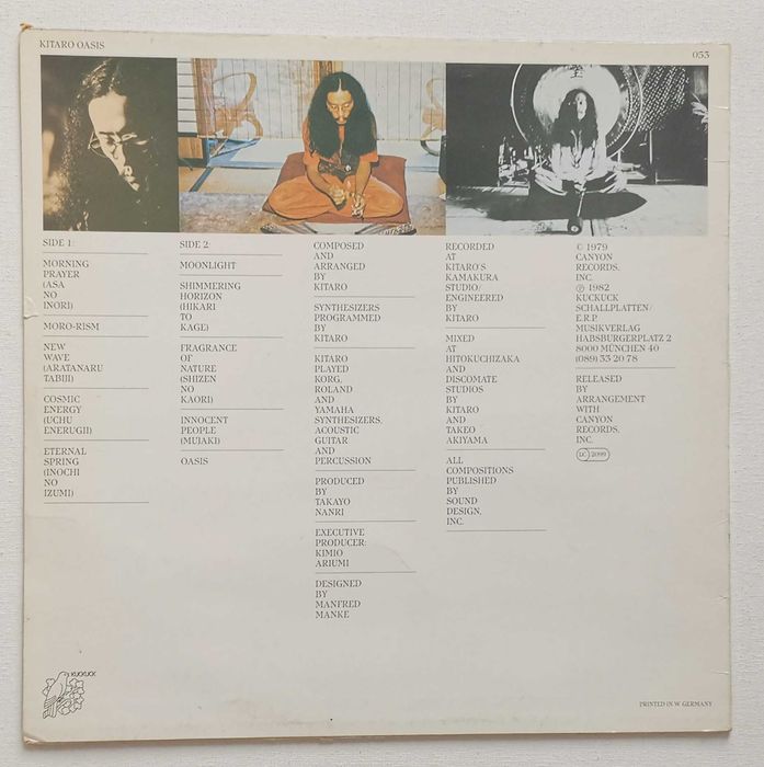Kitaro – Oasis, winyl