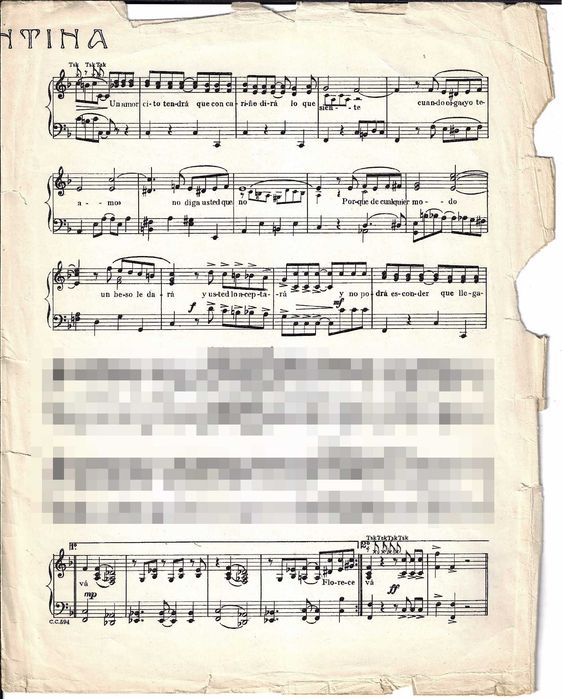 PIANO: Argentina - Partitura Ed. Sassetti
