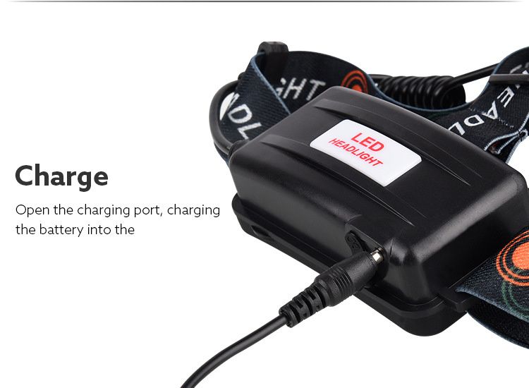Lanterna Frontal / Cabeça 30.000Lumens + Telescópica com Zoom