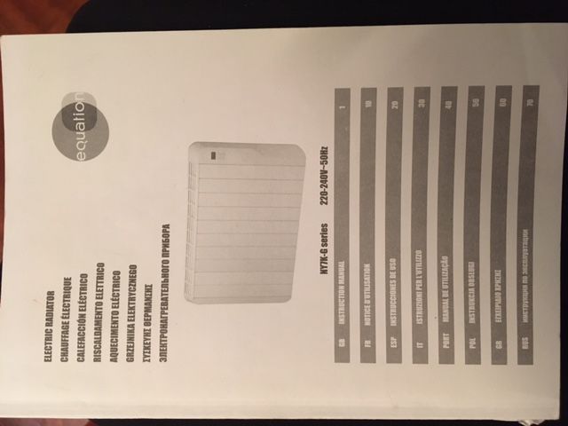 Aquecimento Elétrico EQUATION NOVO