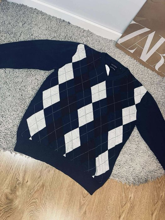 Westbury xL męski sweter bawełna Kaszmir granatowy