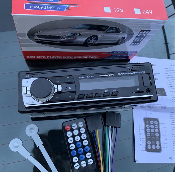Auto Rádio Tamanho Universal NOVO -Atende Chamadas/ Bluetooth/ Microfone/ USB etc