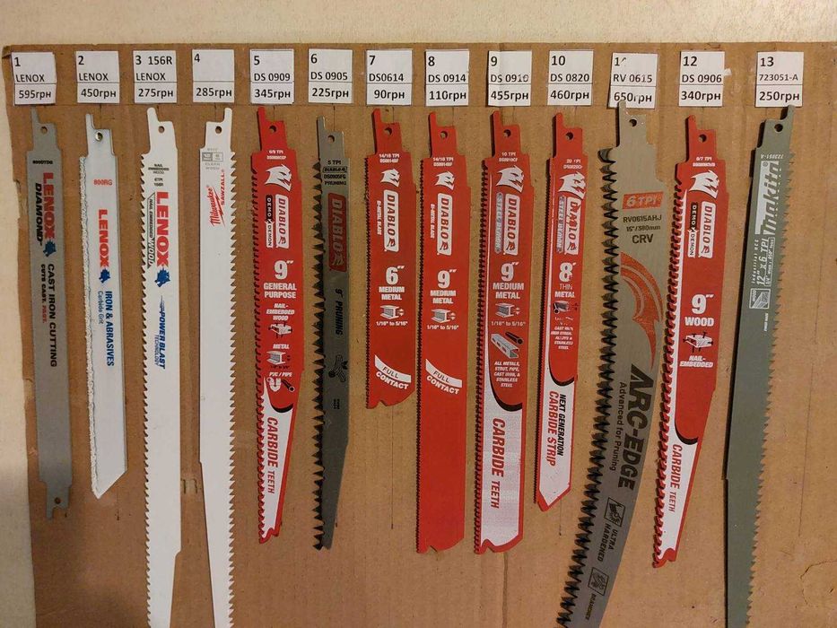 Полотно для сабельной пилы