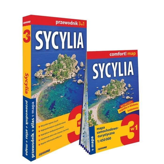 Sycylia 3w1: przewodnik + atlas + mapa Agnieszka Fundowicz-Skrzyńska