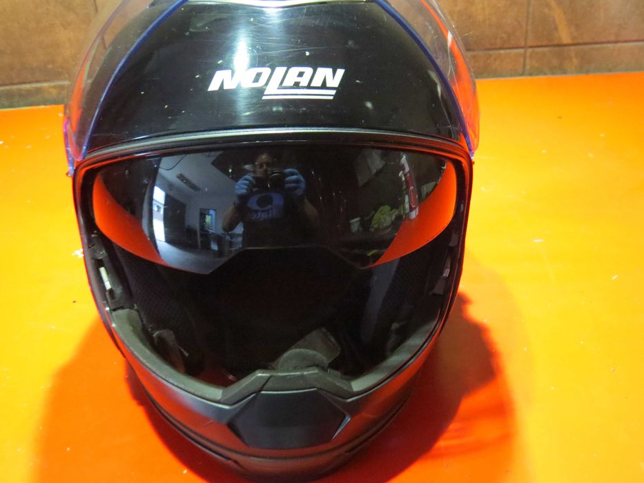 kask Nolan n-com N43air  Cruiser Chopper Harley pod n-com okulary