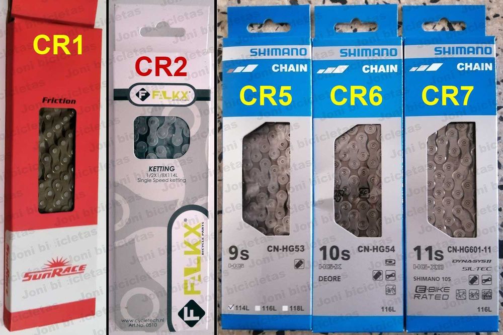 Esticador de corrente e abraçadeira anti-queda de corrente