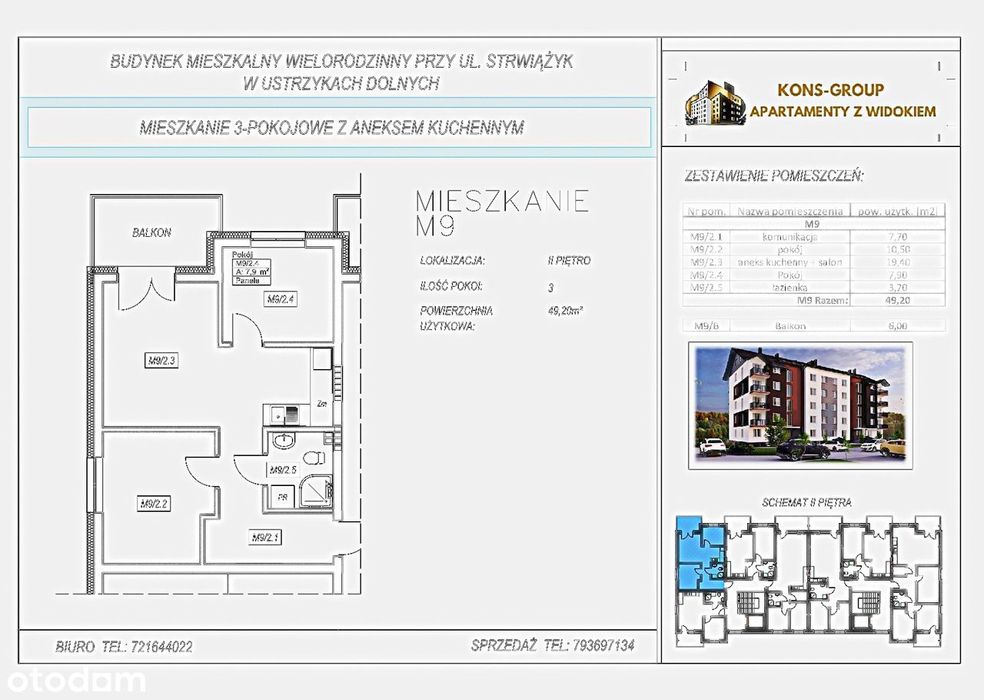 Mieszkania z widokiem na góry w Ustrzykach Dolnych