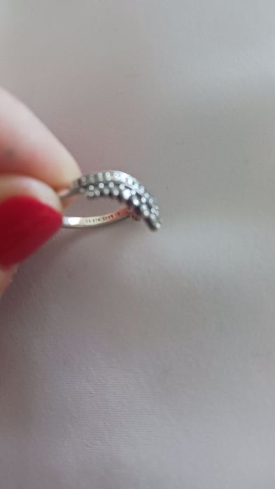 Anel tiara pandora original em prata