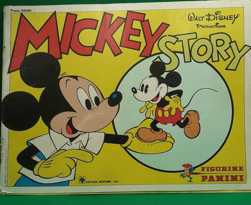 Livro - REF ESC - Coleção de Cromos - Mickey Story (ler descrição)