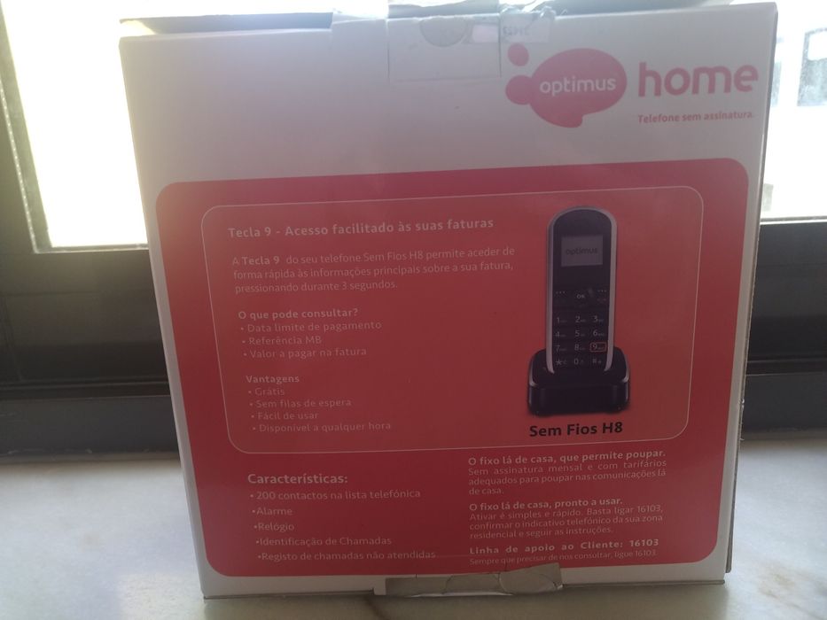 Telefone fixo sem fios Optimus