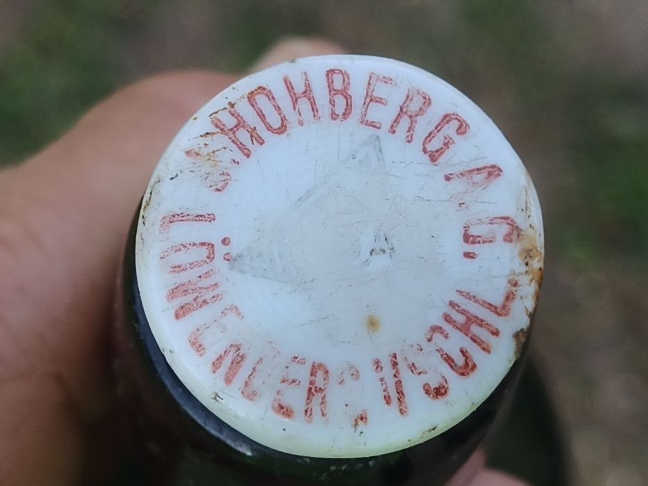 Stara butelka J.Hohberg Lowenberg-Lwówek Śląski