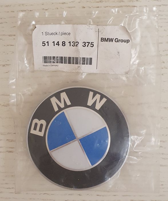 Оригинальная эмблема BMW 82 мм  (51148132375)