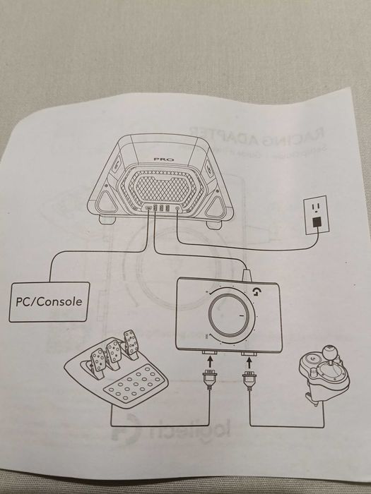 Simracing. Pedais LOGITECH RS 50 + Adaptador