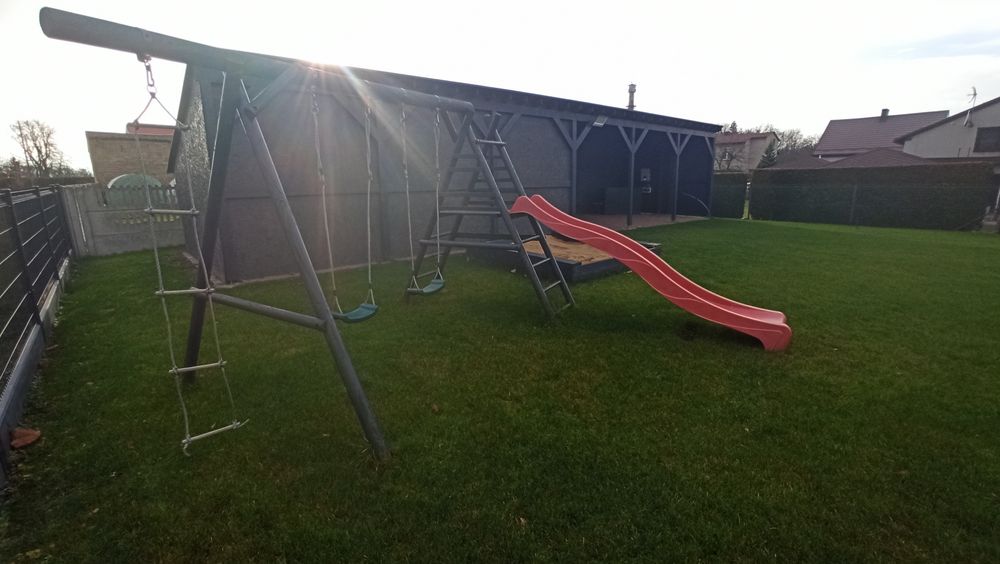 Plac zabaw drewniany