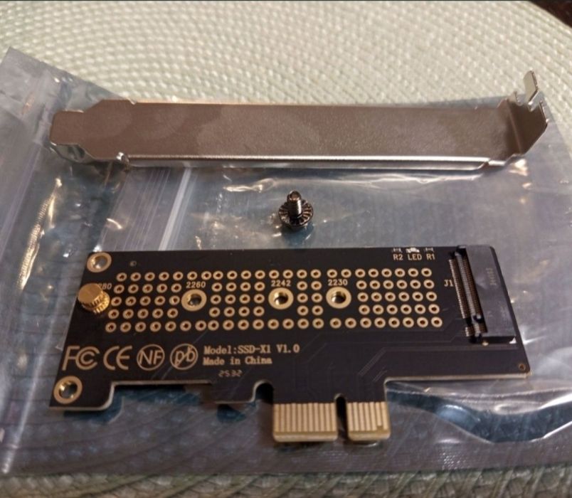 Karta PCI-E na dyski M.2