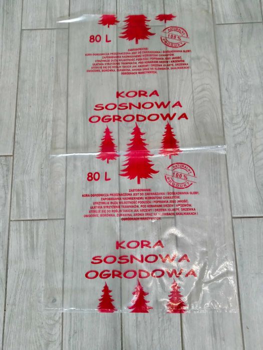 Worki na korę sosnową