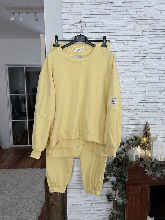 NOWY wiosenny dres damski komplet dresowy banan dresy damskie M L XL