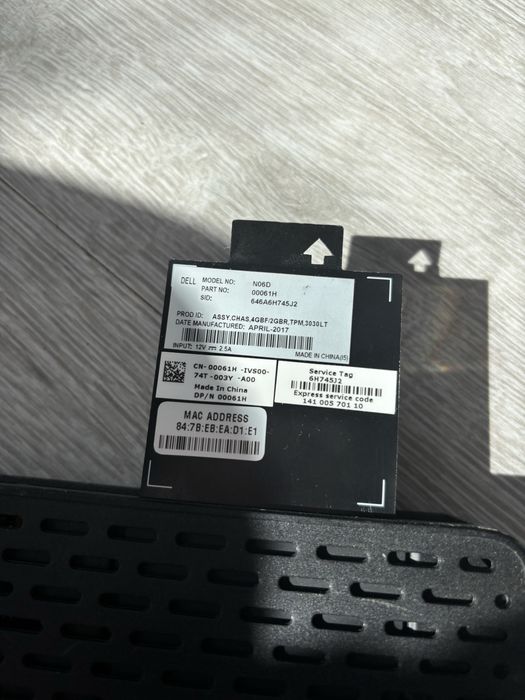 Dell wyse 3030 N06D celeron N2807 2GB 4GB
