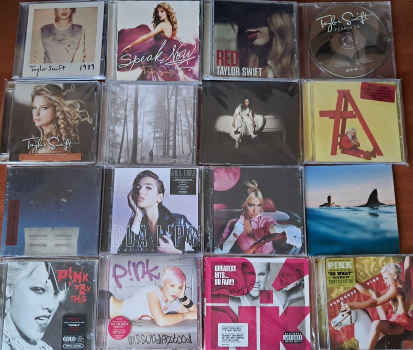 Lipa Lana Del Rey Swift Eilish Madonna P!nk Perry Krall Souza
