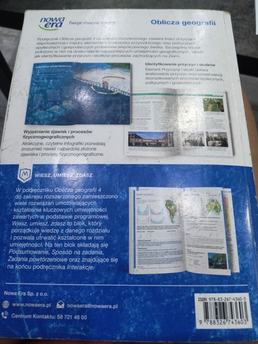 Oblicza geografii zakres rozszerzony klasa 4